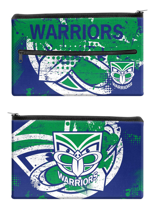 NRL NEW ZEALAND WARRIORS NEOPRENE KIDS PENCIL CASE