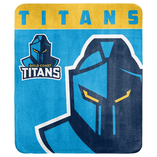 NRL GOLD COAST TITANS POLAR FLEECE BLANKET