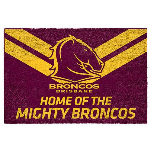 NRL BRISBANE BRONCOS DOORMAT