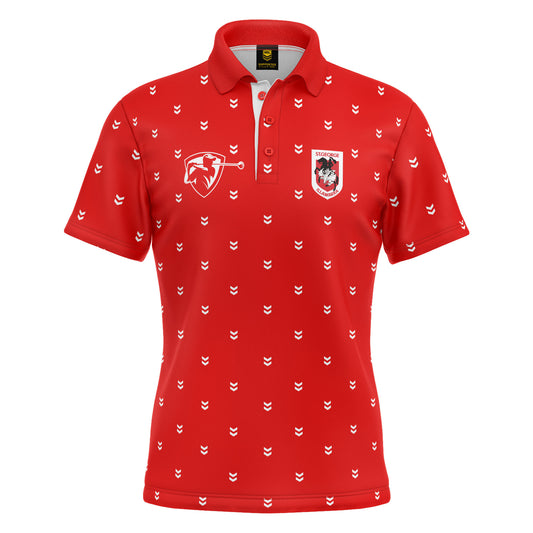 NRL MULLIGAN GOLF POLO SHIRT - ST GEORGE ILLAWARRA DRAGONS