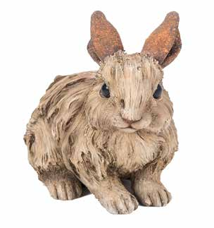 SITTING WOODLAND RABBIT ORNAMENT