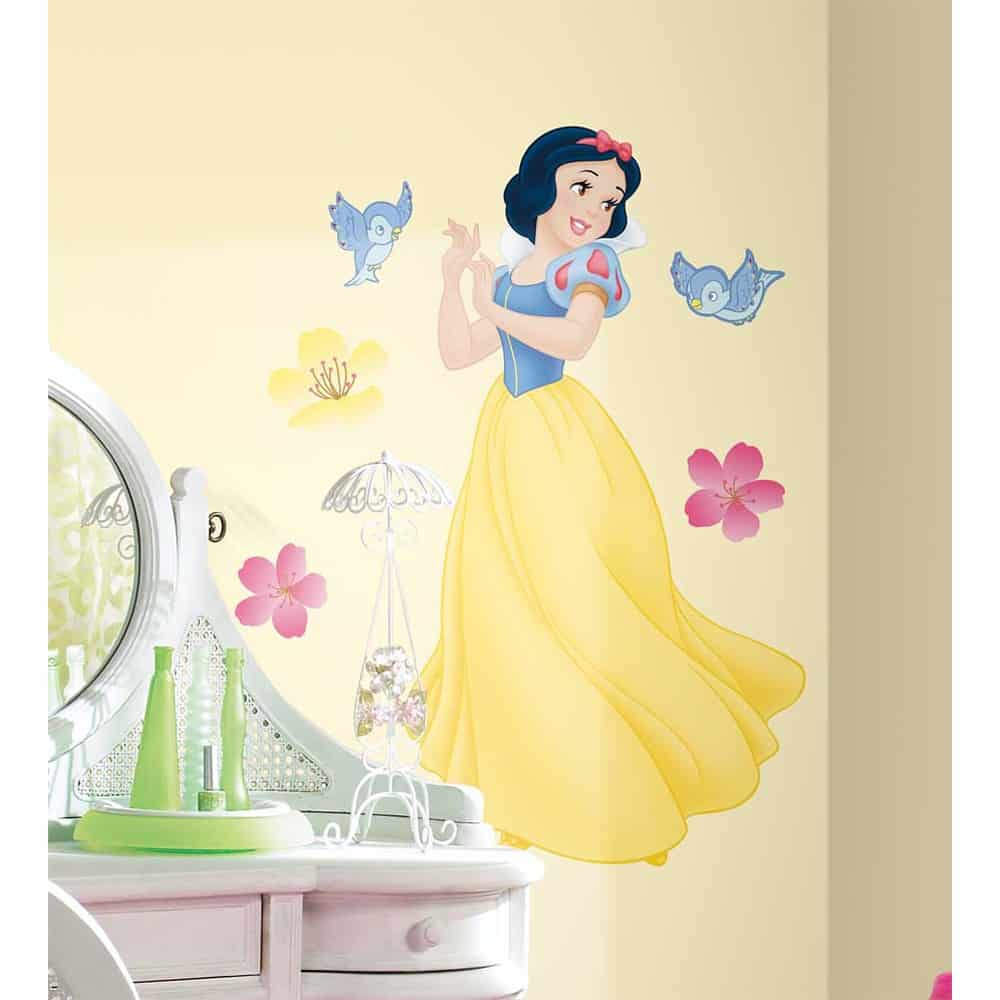 ROOMMATES DISNEY PRINCESS SNOW WHITE GIANT REMOVABLE WALL STICKERS - 15 STICKERS