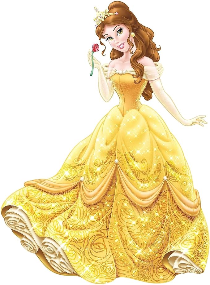 ROOMMATES DISNEY PRINCESS BEAUTY AND THE BEAST GIANT REMOVABLE WALL STICKERS - 20 STICKERS