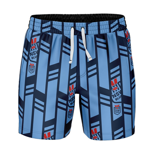 NRL RIVIERA VOLLEY SWIM SHORTS - NSW BLUES