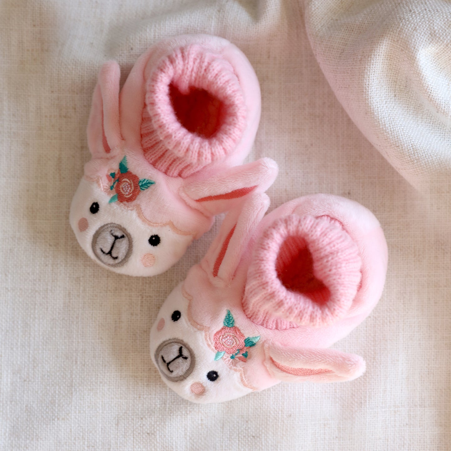 SPLOSH SNUGGUPS BABY ANIMAL SLIPPERS - LLAMA