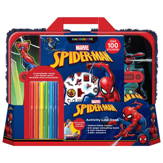 HINKLER KALEIDOSCOPE COLOURING & ACTIVITY SPIDERMAN LAP DESK