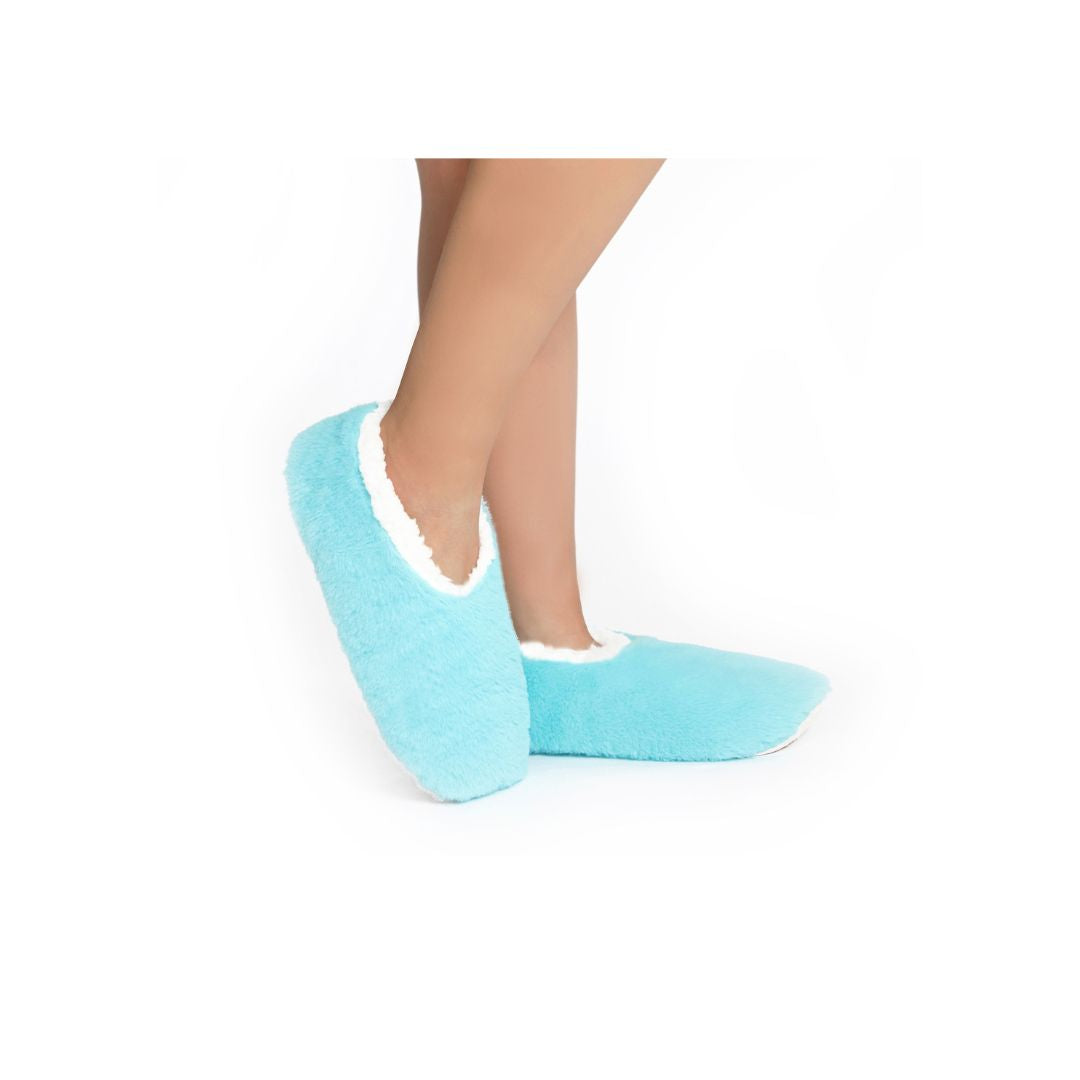 SPLOSH SNUGGUPS WOMEN'S BRIGHTS SLIPPERS - AQUA