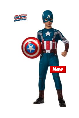 CAPTAIN AMERICA RETRO SUIT CHILD COSTUME