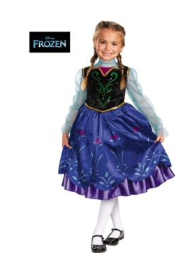 DISNEY FROZEN ANNA CHILD COSTUME - SIZE 4-6