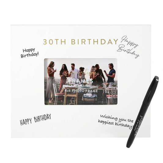 30TH BIRTHDAY SIGNATURE FRAME