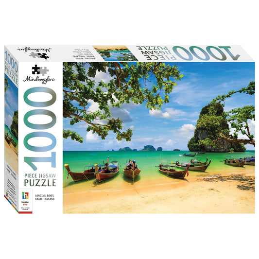 HINKLER LONGTAIL BOATS KRABI THAILAND JIGSAW PUZZLE - 1000 PIECES