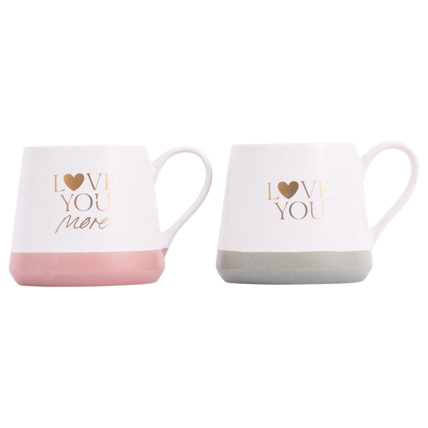 SPLOSH WEDDING I LOVE YOU & I LOVE YOU MORE MUG SET