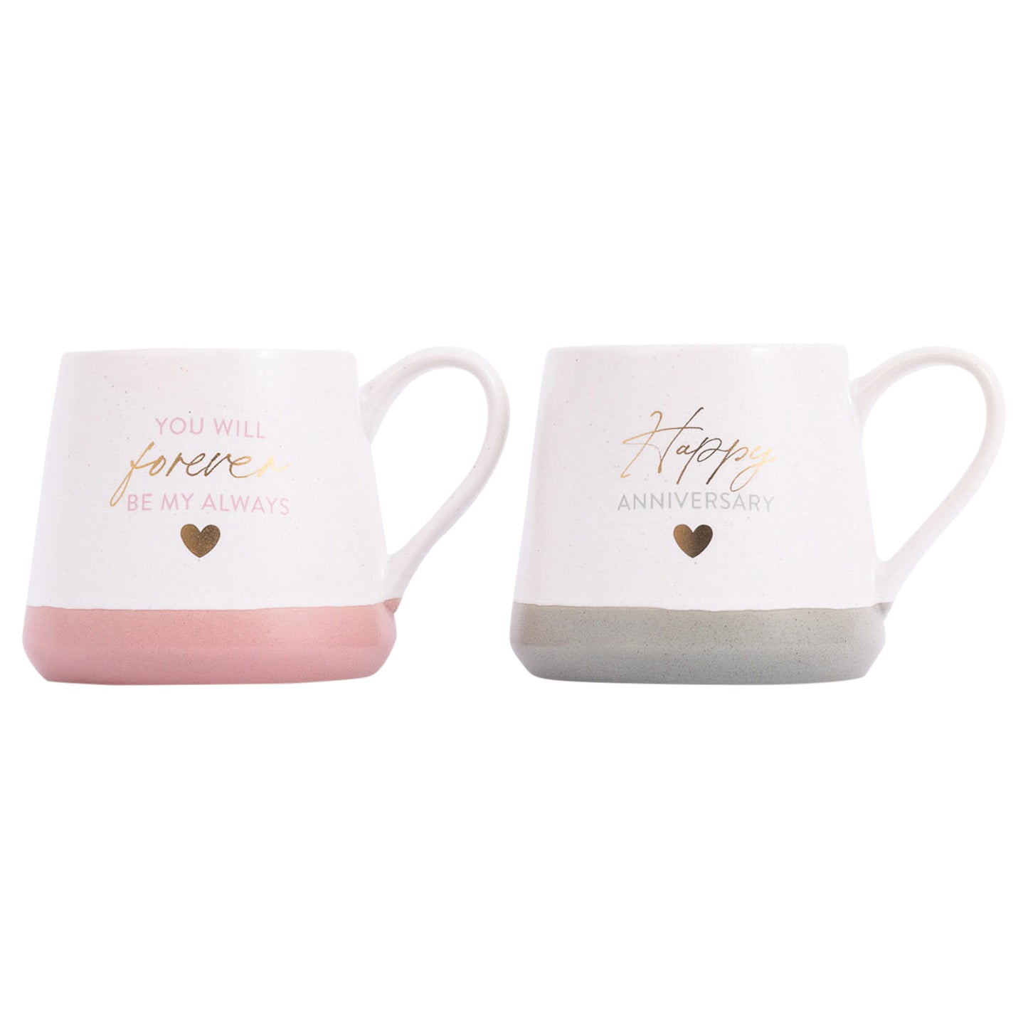 SPLOSH WEDDING HAPPY ANNIVERSARY & YOU WILL FOREVER BE MY ALWAYS MUG SET