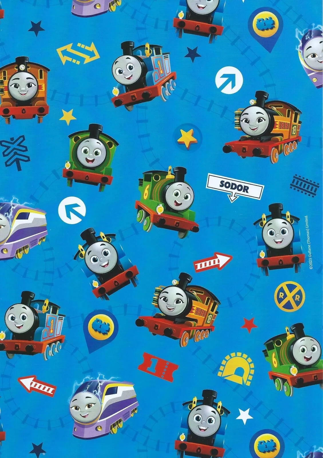 GIFT WRAP - THOMAS THE TANK ENGINE