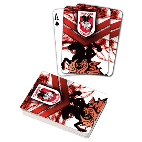 NRL ST GEORGE ILLAWARRA DRAGONS PLAYING CARDS