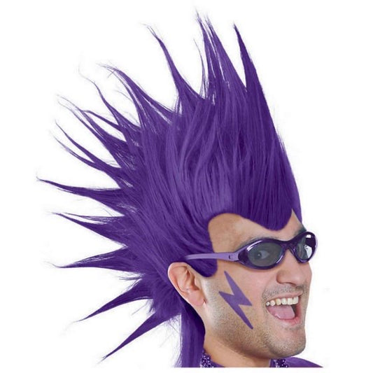 ADULT MOHAWK WIG - PURPLE