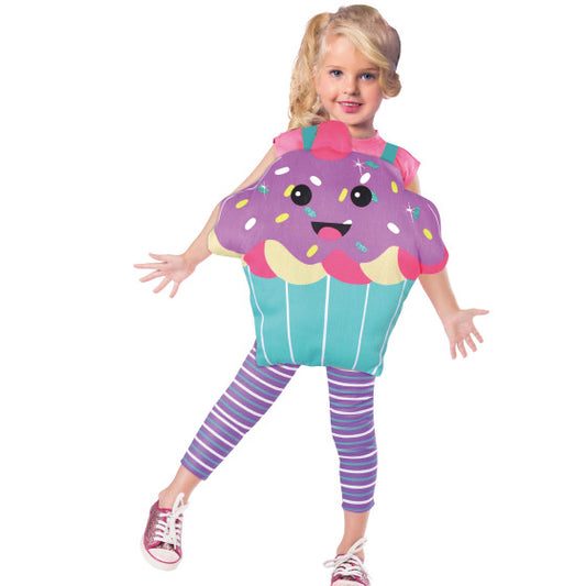 CUPCAKE CUTIE CHILD COSTUME - SIZE 5 - 7