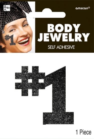 BODY JEWELRY NUMBER 1 - BLACK