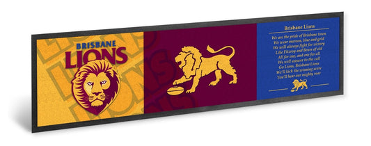 AFL BRISBANE LIONS BAR RUNNER