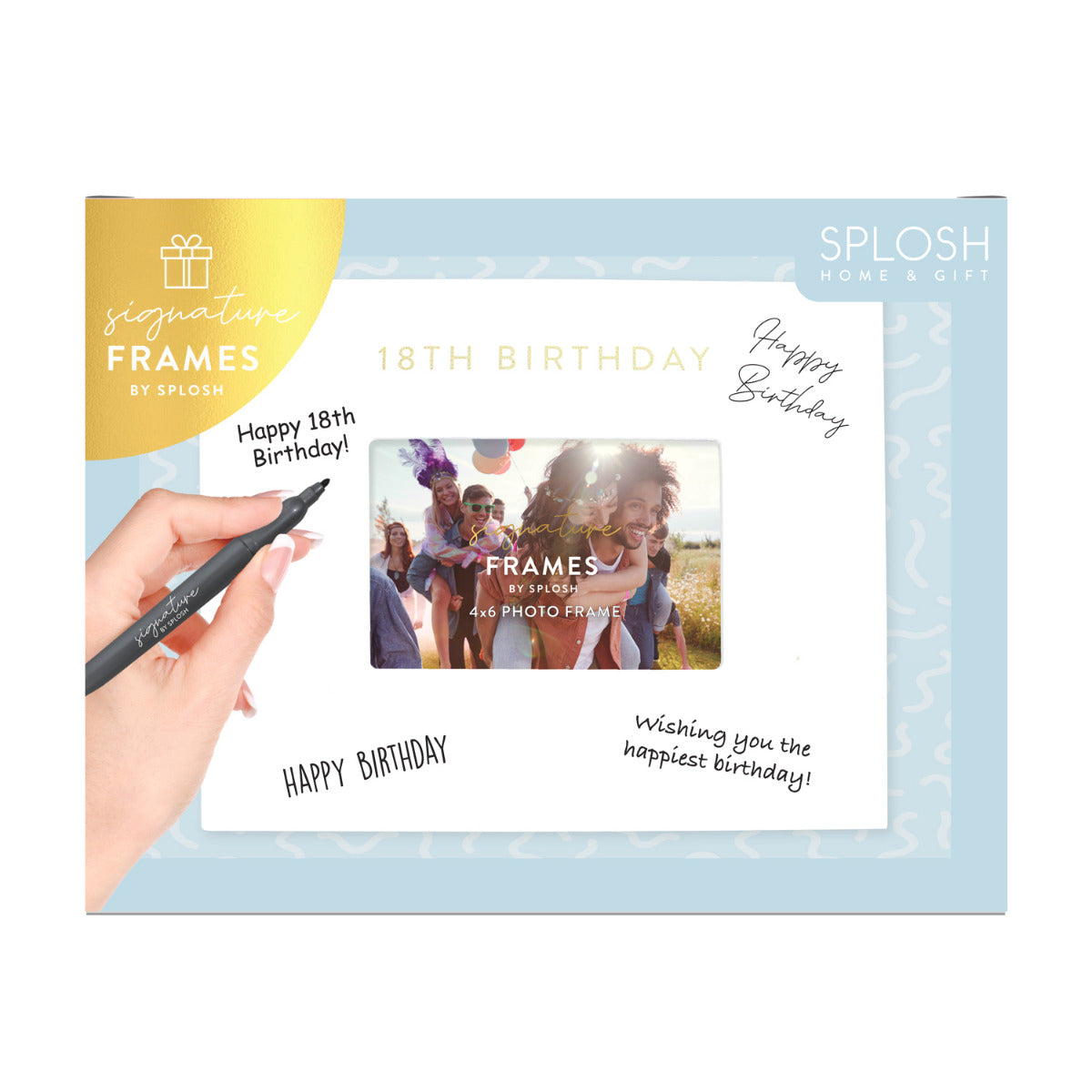 18TH BIRTHDAY SIGNATURE FRAME