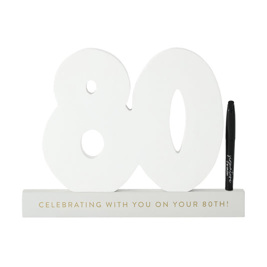 80TH BIRTHDAY SIGNATURE NUMBER