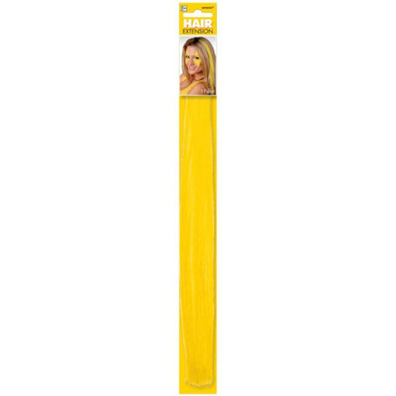 AMSCAN HAIR EXTENSIONS - YELLOW