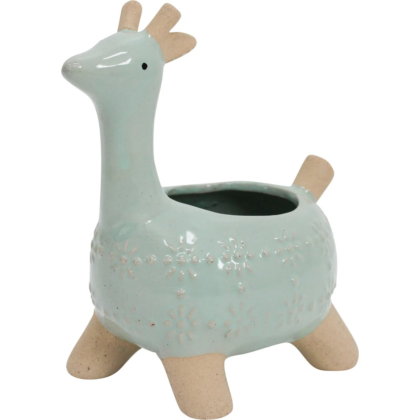 PLANTER JAZ GIRAFFE - AQUA